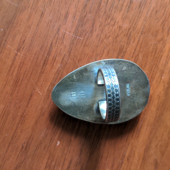 Richelle Belle Jewelry Ocean Jasper Ring 8.5 - Picture 2 of 2